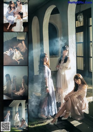 A group of three girls dressed in costumes posing for a picture.